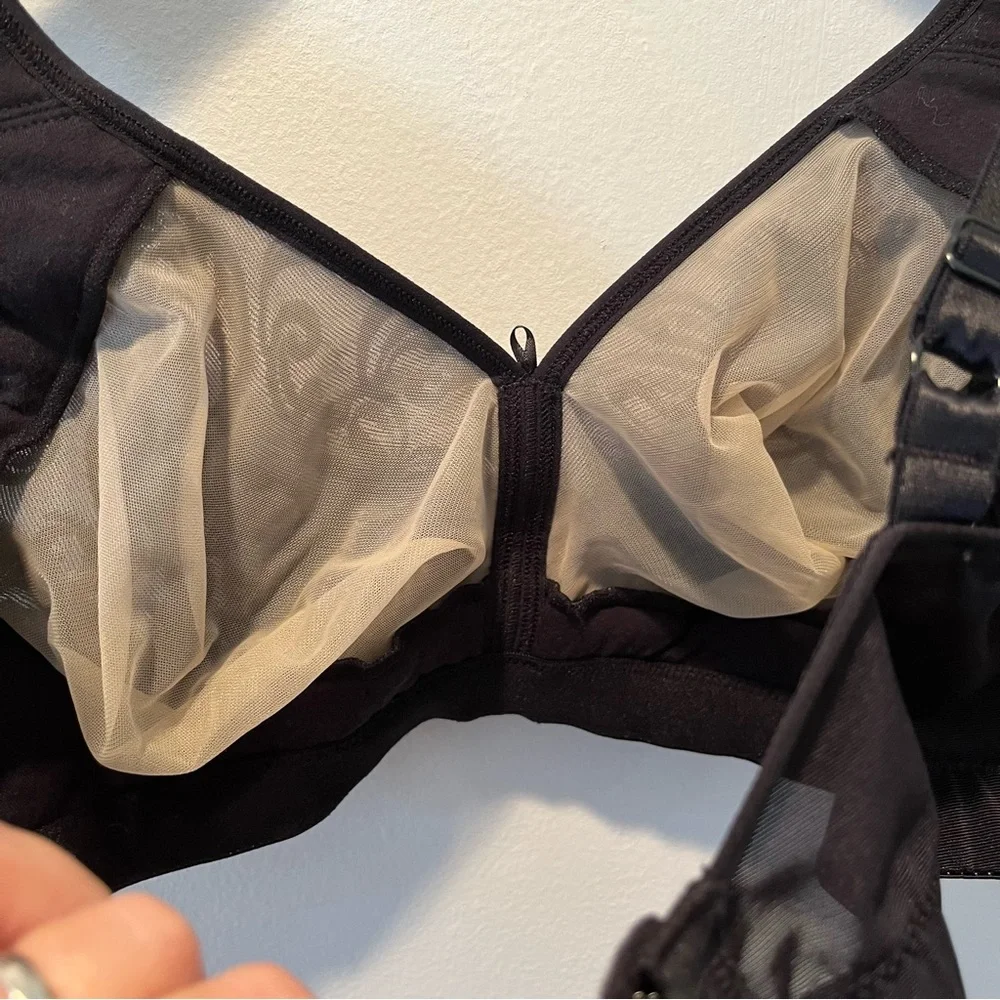 Lunaire Black Versailles Wire-Free Seamless Bra